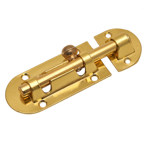 Шпингалет 01.02.01 L=80mm (золото) (40)