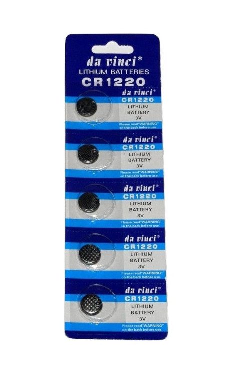 Батарейки DA VINCI литиевые CR1220 BL-5