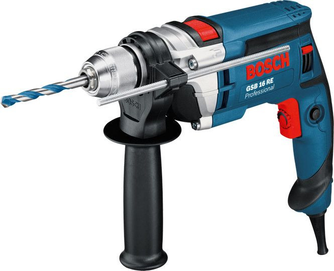 Дрель BOSCH GSB 16 RE ЗВП + кейс