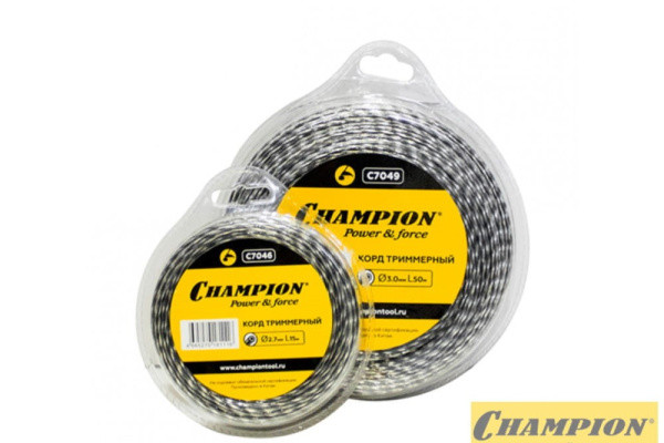 Леска CHAMPION Tri-twist 2.7мм*15м (витой треугольник) C7046