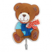 Комплект крючков на клейкой основе "Мишки" (2шт)