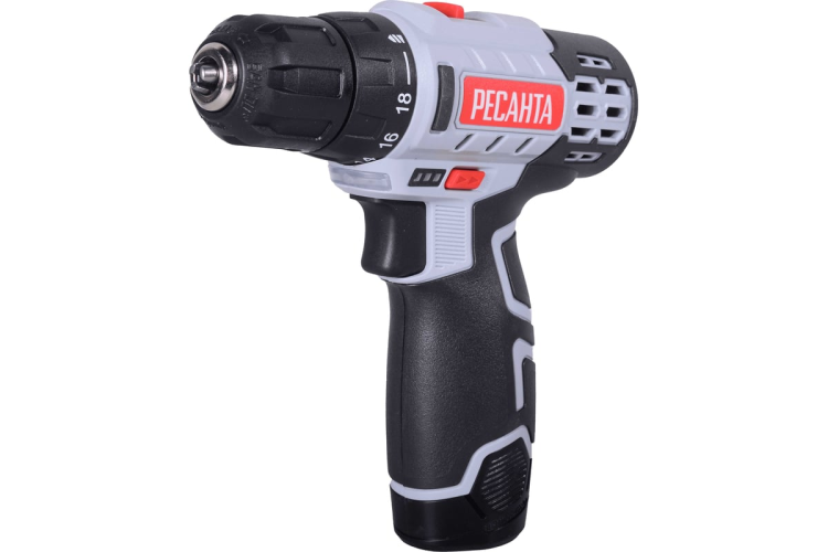 Аккумуляторная дрель-шуруповерт Ресанта ДА-12-2Л