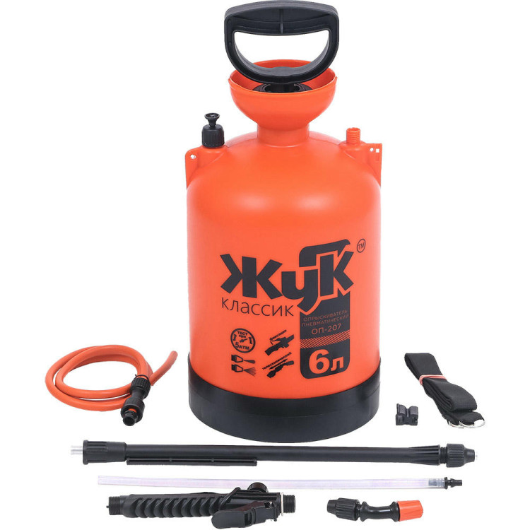 Опрыскиватель садовый &quot;Жук&quot; 6,0 л (кр.) Классик