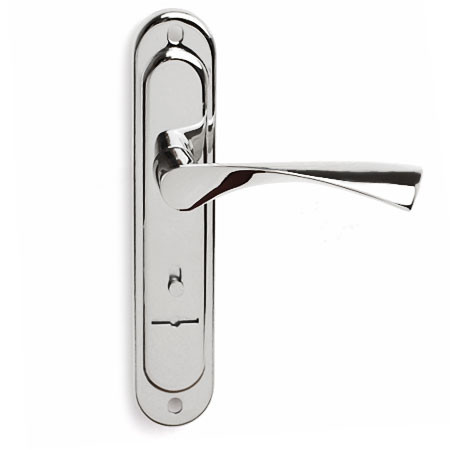 Ручка на планка "LEKSA" HP-77.0323-C-CP-L (для замков Гардиан 1011, 3011)