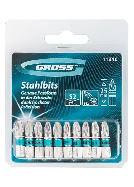 Бита PZ1 25мм сталь S2 Gross 11339