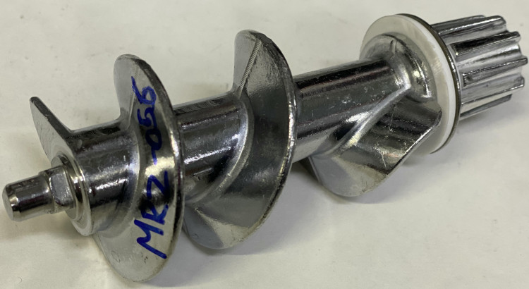 Шнек для электромясорубок L-13,5см, Ø51мм, втулка-10зуб. MRZ056