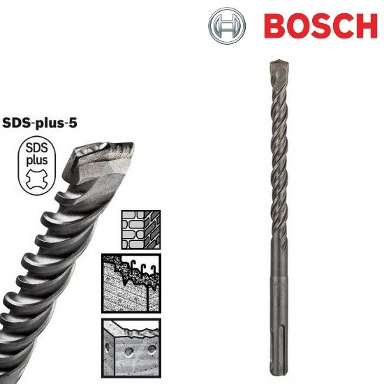Бур SDS+ 8x 110/50мм, Plus-5x, BOSCH 2608833788
