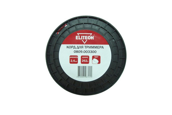 Леска, 2.4мм, 262м, КРУГ, катушка