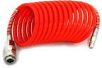Шланг спиральный 15м, 8х12мм, с быстросъемным соединением