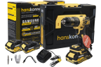 Дрель аккум. б/щ удар Hanskonner Platinum HCD2065PRO 18В, 1BatterySystem, 65Нм, 2+4Ач, кейс Hs
