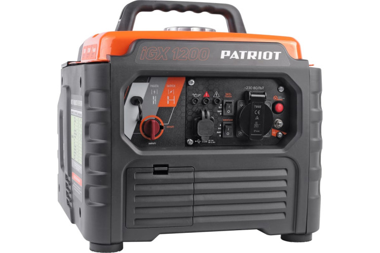 Генератор бензиновый инверторный PATRIOT iGX 1200 1,0/1,2кВт