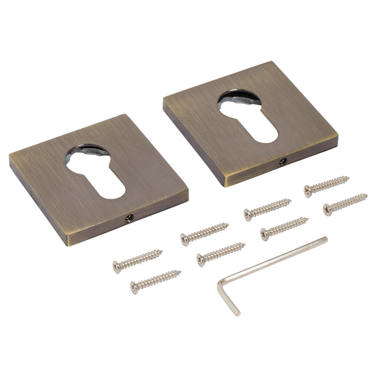 Накладка для ц/м "АЛЛЮР" ЕТ-S2 AB ст.бронза