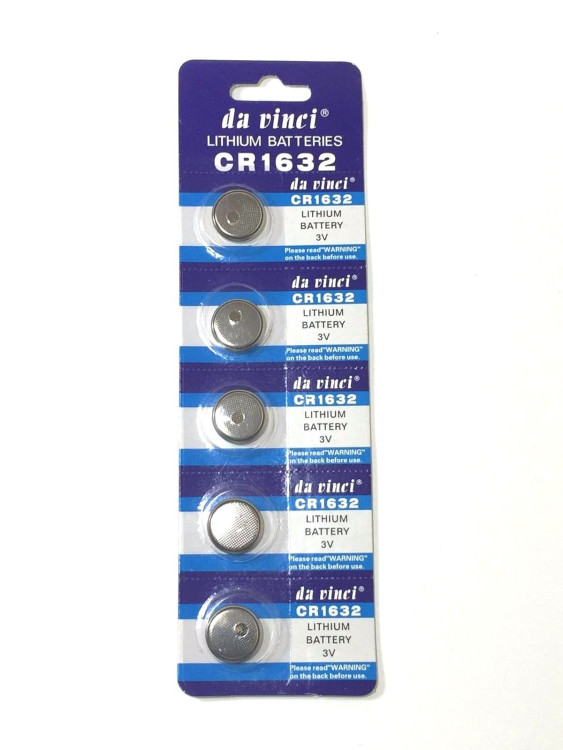 Батарейки DA VINCI литиевые CR1632 BL-5