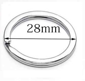 Кольцо для ключей (28) эконом круглое (1000)