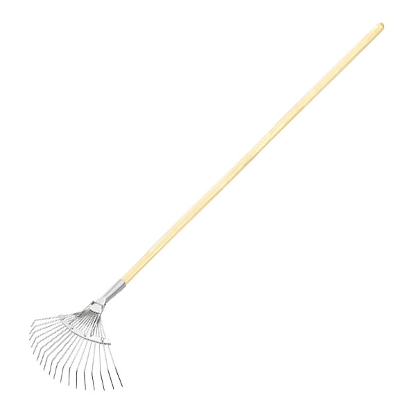 Грабли веерные 18-зуб, с черенком