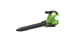 Воздуходув-Садовый Пылесос аккумуляторный Greenworks GD40BVIIK4 2406907UB