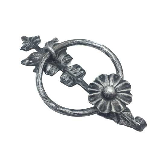 Дверной молоток кованый "Соната" (серебро)