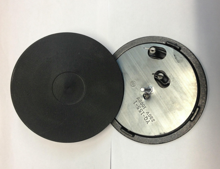 Электрическая конфорка чугунная D155-1,0кВт. на Эл, плиту (со встр, тэном) КИТАЙ HOZ