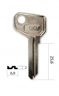 заготовка для ключа IMS-13 Silca (0341)