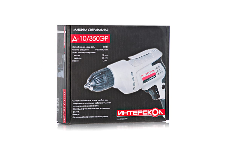 Дрель Интерскол Д-10/350ЭР