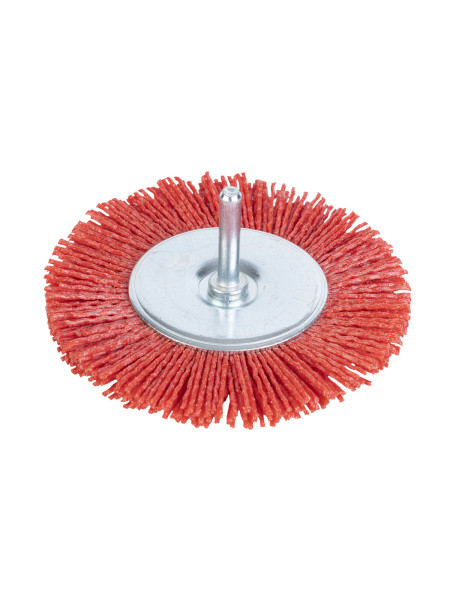 Щетка для дрели 75 мм плоская со шпилькой Elitech 1820.155500