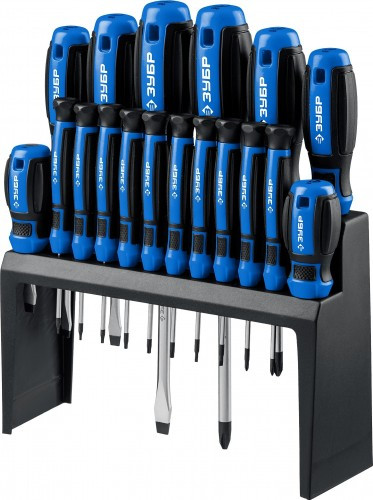 Набор отверток ЗУБР Профессионал-18 в держателе, 18 шт. 25242