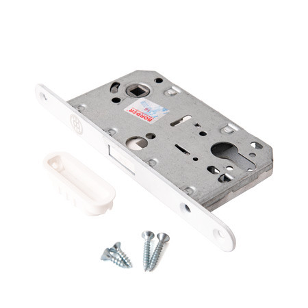 Замок магнитный "BORDER" под МЦ Белый (81709)