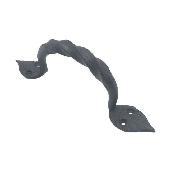 Ручка-скоба кованая &quot;Бублик&quot; 130мм (черный муар) (15)