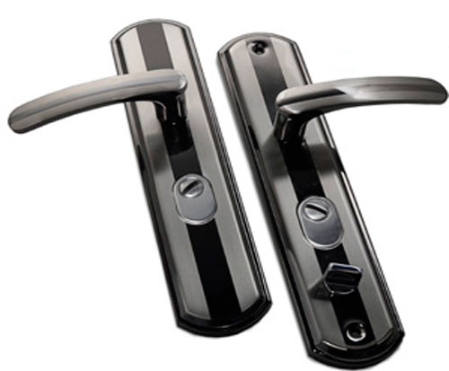 Ручка на китайскую дверь Classic 8001 L (24) полоска