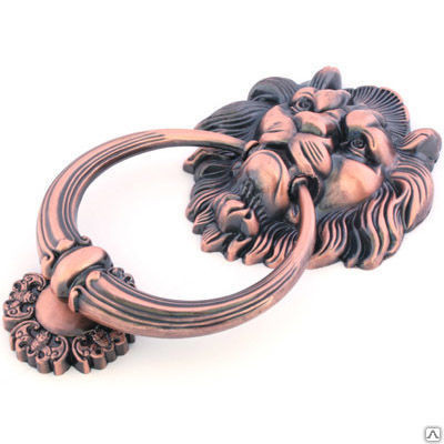 Ручка-кольцо &quot;Лев&quot; (медь)