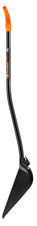 FINLAND Лопата снеговая 410х410х1435 мм, алюминиевый эргономичный черенок, быстросъемный ковш