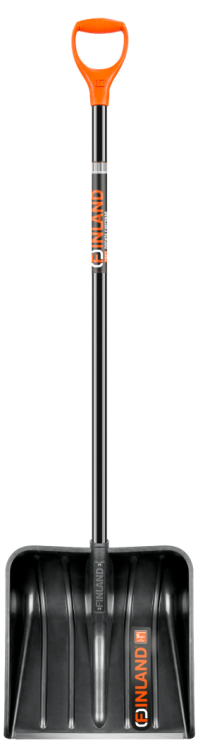 FINLAND Лопата снеговая 410х410х1435 мм, алюминиевый эргономичный черенок, быстросъемный ковш