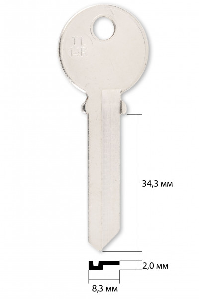 Заготовка для ключа AGA-20 JMA