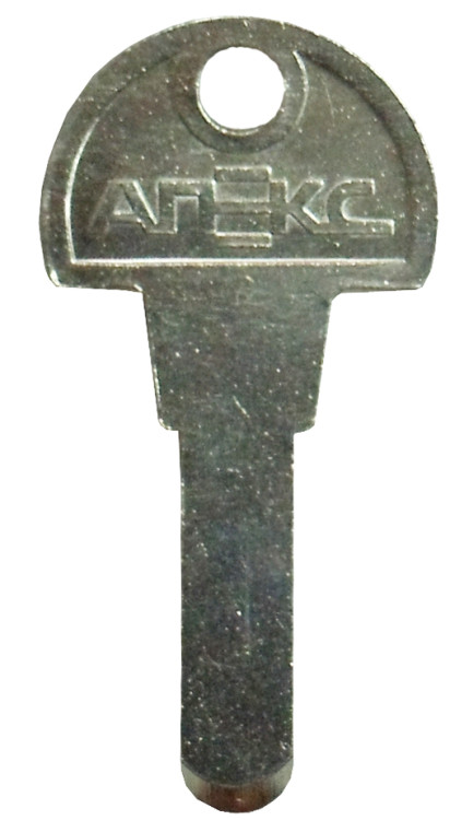 Заготовка для ключа APECS вертикал. плоский 3 мм