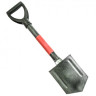 Лопата "СЛЕДОПЫТ" штыковая автомобильная, цельнометаллическая с пласт. ручкой