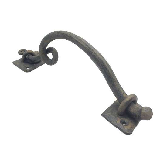 Ручка-скоба кованая "Виноградная Лоза" 185мм (бронза) (4)