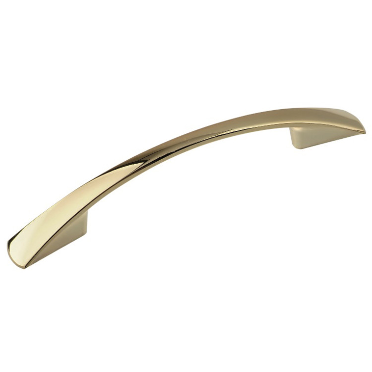 Мебельная ручка-скоба 14.144.01 "Бабочка" (ZY-7А) 96 золото (80)