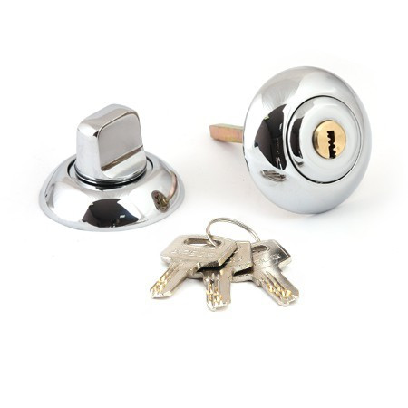 Сантехническая завертка с ключом "Apecs" WC-K-0803-СР хром (30,5)