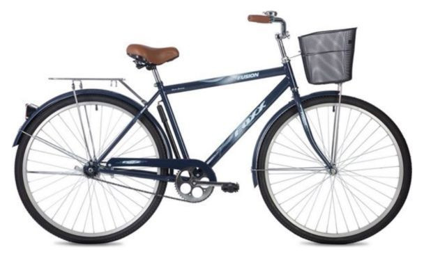 Велосипед FOXX Boy Fusion 28 с корзиной (сталь)