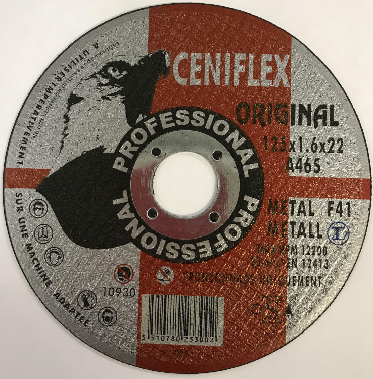 Диск отрезной 125х1.6х22.2 CENIFLEX-PROFESSIONAL