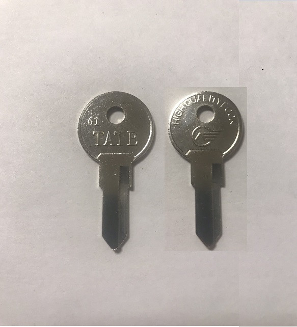 Заготовка для ключа "TATE" китай (F478)