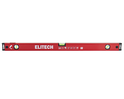 Уровень пузырьковый Elitech 80 см, магнитный, 3 глазка 320103