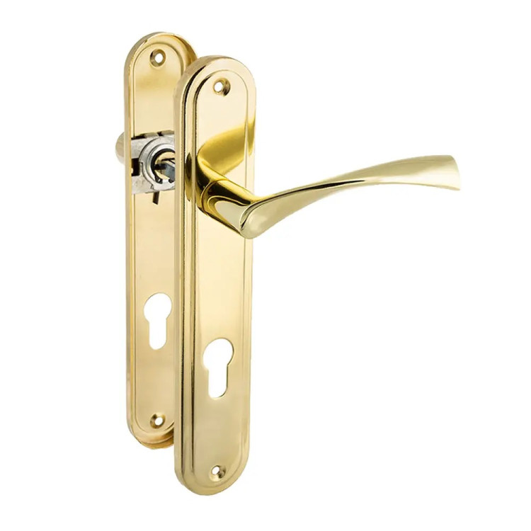 Ручка на планке SL-33 85мм РВ (золото)