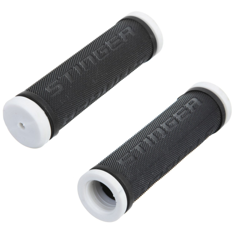 Рукоятки руля STINGER черно-белая 120мм