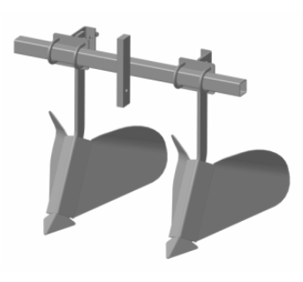 Окучник к мотоблоку Форза, Ока, Каскад, Нева, 2-х рядный, без сцепки ОМБДР 10.470.700