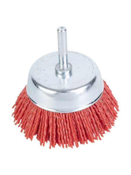 Щетка для дрели 75мм, чашка со шпилькой, полимерно-абразивная ELITECH 1820.154600