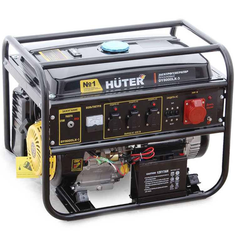 Генератор HUTER DY8000LX-3
