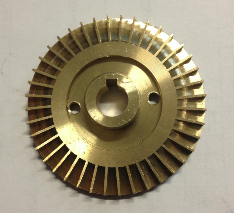 Крыльчатка для цирк.насос- D76mm/D-12mm (под шпонку) "ГАРАНТ"