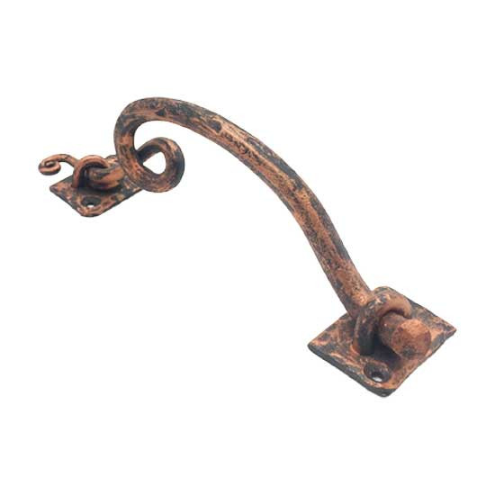 Ручка-скоба кованая "Виноградная Лоза" 185мм (медь) (4)