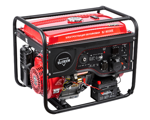 Генератор бензиновый ELITECH БГ 8000Е